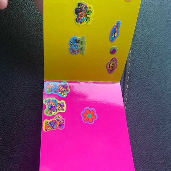 Lisa Frank Vintage Markie Sticker Book bill for size comparison & not included - Picture 9 of 12